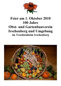 100-Jahrfeier am 1. Oktober 2010