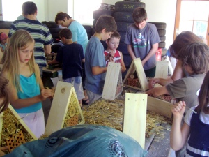 Ferienprogramm 2011: Wir basteln ein Insektenhaus